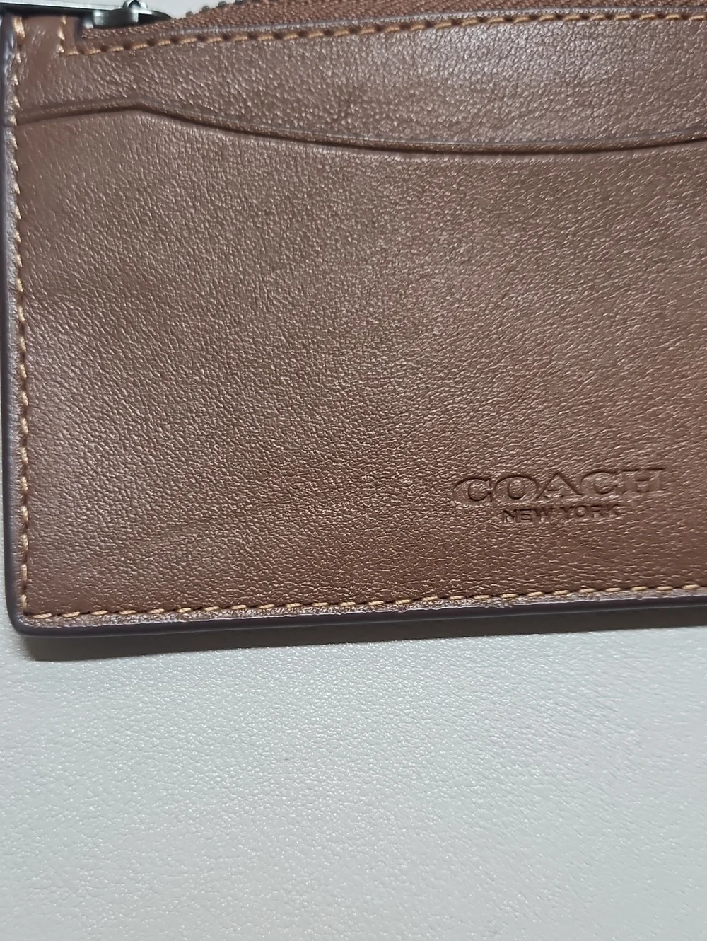 Coach Slim Zip Card Holder